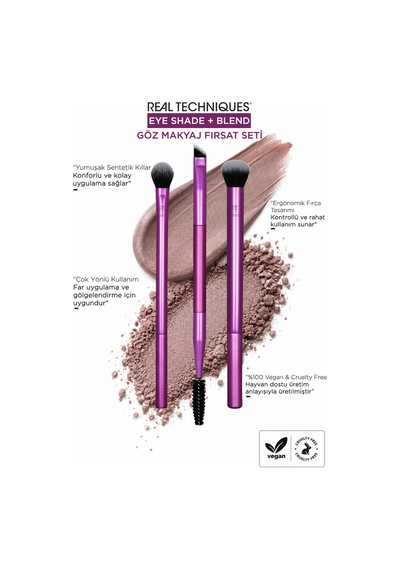Real Techniques Eye Shade ve Blend Fırçası - 1529