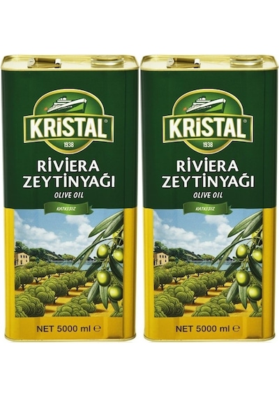 Kristal Zeytinyağı 10lt Riviera Teneke 2pk 5lt