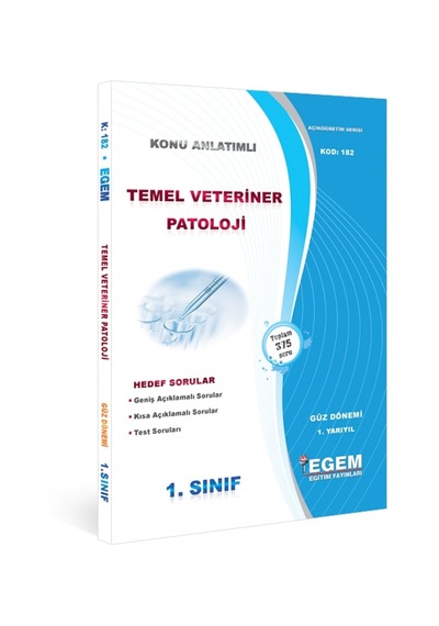 Egem Aöf Temel Veteriner Patoloji Konu Ve Soru