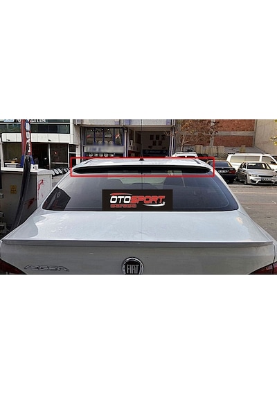 Fiat Egea Cam Üstü Spoyler Fiberglass Boyasız