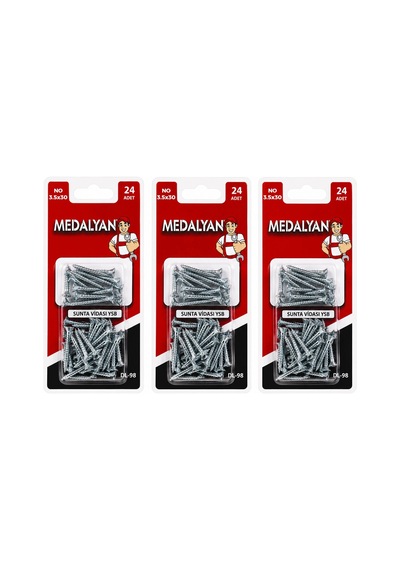288 Adet 3.5x30 12x24pcs Sunta Vidası 5468 Diğer