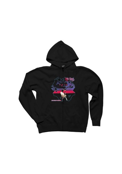 Sepultura Schizophrenia Siyah Fermuarlı Kapşonlu Sweatshirt