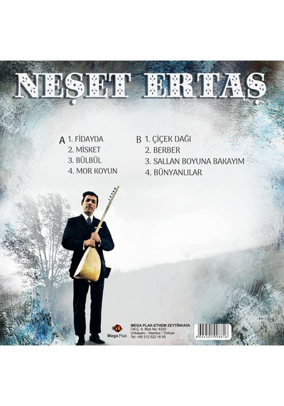 Neşet Ertaş - Neşet Ertaş Sazlı Sözlü Oyun Havaları Plak