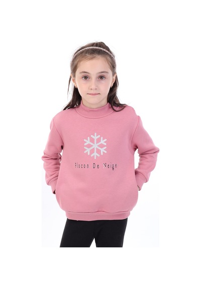 Toontoy Kids Toontoy Kız Bebek Baskılı Sweatshirt Yeşil
