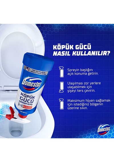 Domestos Köpük Gücü Çam Ferahlığı 450 Ml X1 + Köpük Gücü Kar Beya Diğer