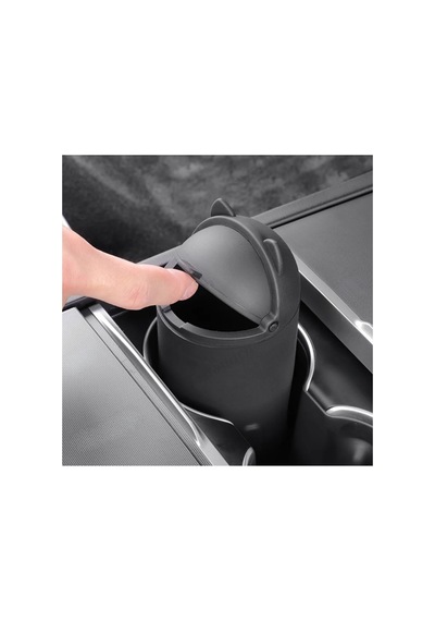 Red Lion Parts Tesla Model Y Juniper Uyumlu Orta Konsol Bardaklık İçi Silikon Mini Çöp Kutusu Düzenleyici