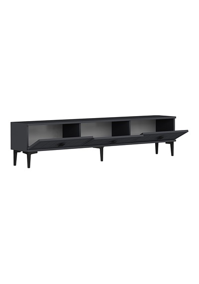 Tsa1801a - Yuka Tv Stand Antrasit 180cm Antrasit / Koyu Gri Tsa1801a - Yuka Tv Stand Antrasit 180cm Antrasit / Koyu Gri