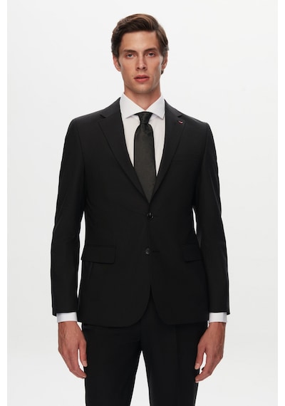 D's Damat Ds Damat Slim Fit Siyah Yünlü Travel Takim Elbise 4he05ob35577m Siyah