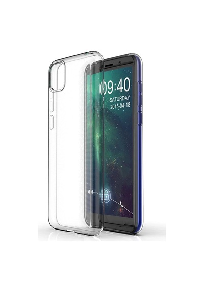 Newface - 969 - Huawei Y5p Kılıf Lüx Şeffaf Silikon - Ece-umay - - Şeffaf
