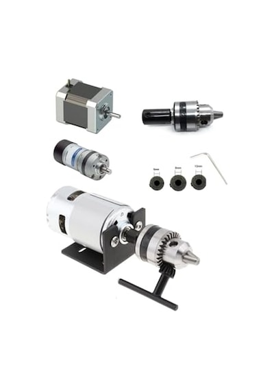 Mandren Otomatik Mandrel Okul Proje Ödev Hobi Uygulama 5mm-8mm-10mm Motora Bağlama Kaplin