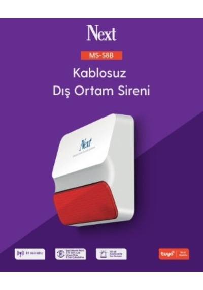 Next Ms-s8b Kablosuz Alarm - Kablolu Siren