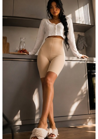 Fit Women Kadın Streç U Yaka Ten Günlük Bedene Yakın Korse