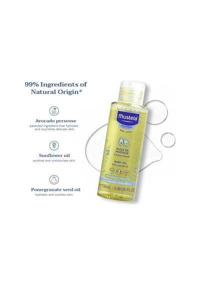 Mustela Baby Oil Bebek Yağı 100 Ml