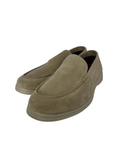 Kemal Tanca 852 661 Erkek Hakiki Deri Loafer Ayakkabı Bej