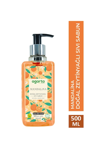 Agarta Doğal 500 ML Mandalina Sıvı Sabun