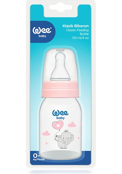 Wee Baby Klasik PP Biberon 125 ML Pembe
