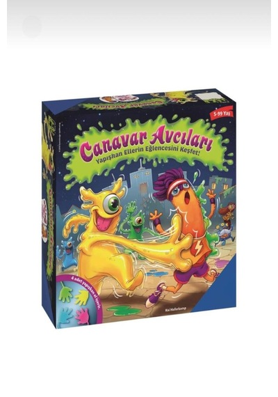 Canavar Avcıları 25 Parçalı 2-4 Kişilik 15 Dk Oyun Süresi Eğlenceli Eğitici Aile Kutu Oyunu Seti