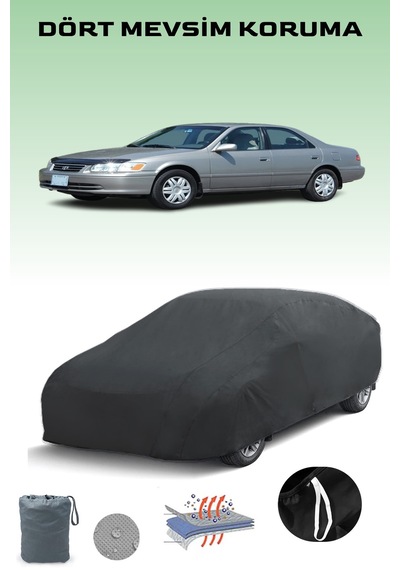 Siyah, Toyota Camry 1997 - 2001, Araba Brandası, Oto Örtüsü, Araba Çadırı Siyah