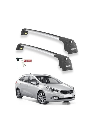 Turtle Kia Ceed Sportswagon Jd 2013-2018 Ara Atkı Air2 Gri