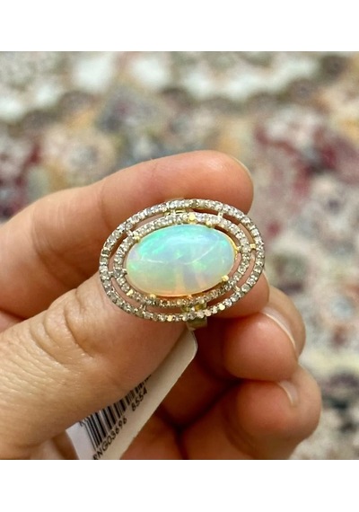 Opal Elmas Yüzük 053