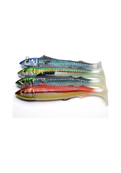 Jigging Ala Carta Real Fish 150gr. Caballa Yedekli Silikon Yem