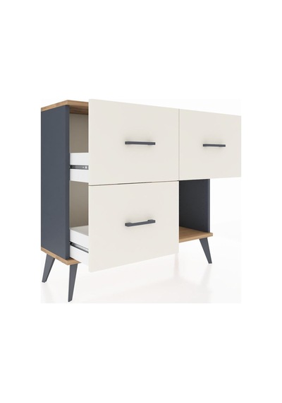 Arges Şifonyer 3 Çekmeceli 88x30x80 Antrasit-çam/aytaşı Çam/aytaşı Arges Şifonyer 3 Çekmeceli 88x30x80 Antrasit-çam/aytaşı Çam/aytaşı