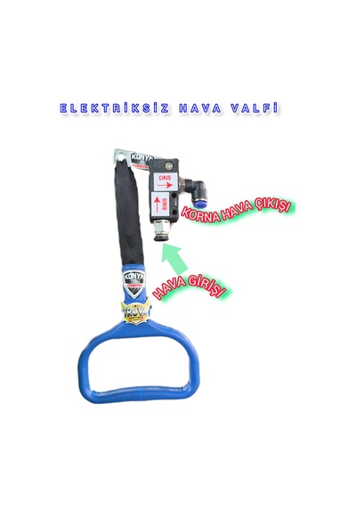 Çek Valf Çekmeli Hava Valfi Elektriksiz Bobinsiz Hava Valfi Manuel Havalı Korna