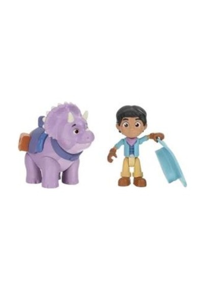 Gioc-hi Lisanslı Dino Ranch Miguel Ve Tango Triceratops Arkadaş Seti Oyuncak Figür Eğitici Oyun Seti Diğer