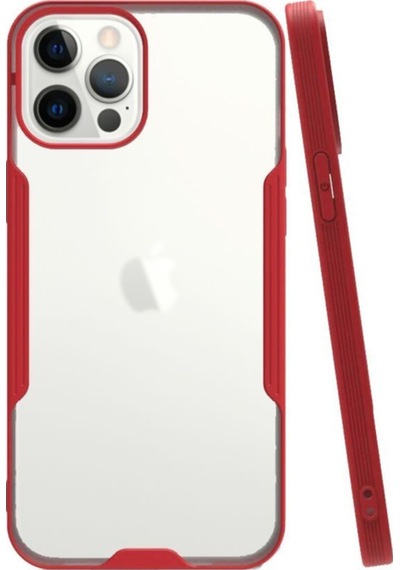 Apple Uyumlu  iPhone 12 Pro Max ile Kapak Colorful Kamera Korumalı Silikon Kılıf