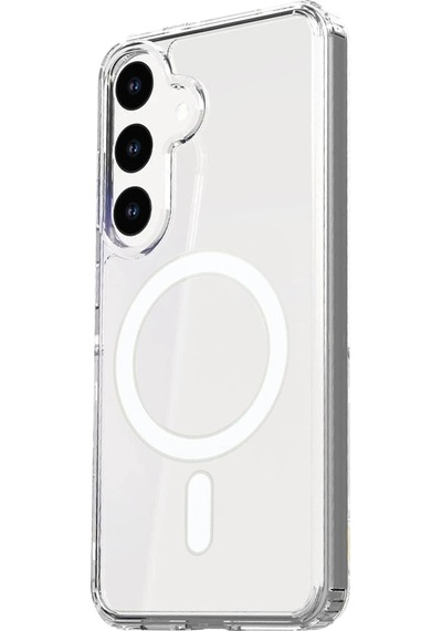 Samsung Uyumlu Galaxy S26 Magneticsafe Şeffaf Silikon - Şeffaf 0.2M-Çok Renkli