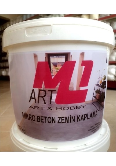 M1Art Mikro Beton Zemin Kaplaması 15.Kğ