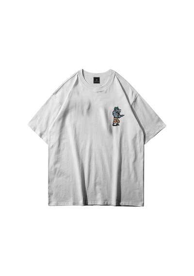 Startmore Unisex Rocksteady Ninja Turtles Beyaz Tshirt Beyaz
