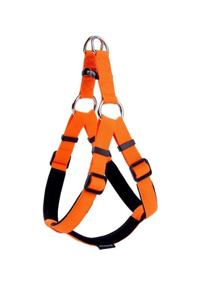 Actirex Neon Yumuşak Doku Ayarlanır Köpek Göğüs Tasması Orange Xs