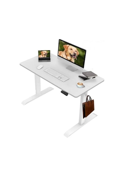 Adorn İstanbul - Yüksekliği Ayarlanabilir Ergonomik Bilgisayar & Çalışma Masası - Tek Motorlu 2 Hafızalı Beyaz, 120 60 120x60 Adorn İstanbul - Yüksekliği Ayarlanabilir Ergonomik Bilgisayar & Çalışma Masası - Tek Motorlu 2 Hafızalı Beyaz, 120 60 120x60