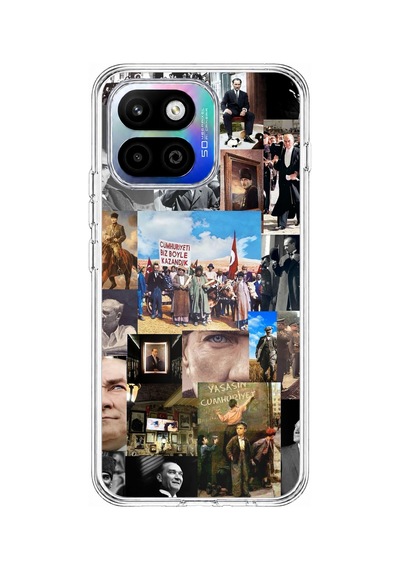 General Mobile Gm 26 One 5g Uyumlu Atatürk Cumhuriyet Baskılı Silikon Kılıf