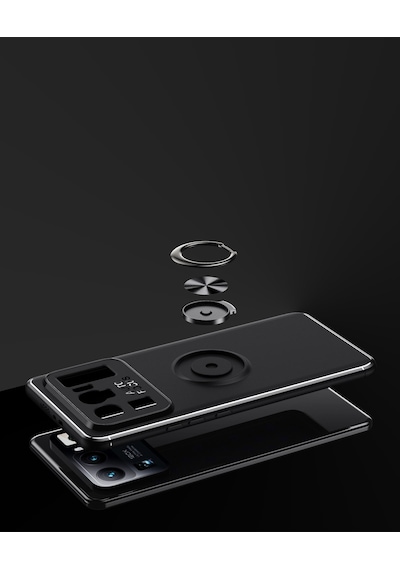 Xiaomi Mi 11 Ultra Kılıf Zore Ravel Silikon Kapak Siyah