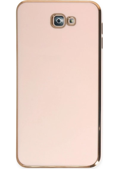 Newface Samsung Galaxy Uyumlu J7 Prime Kılıf Volet Silikon Semeglbl - 10 - Pembe