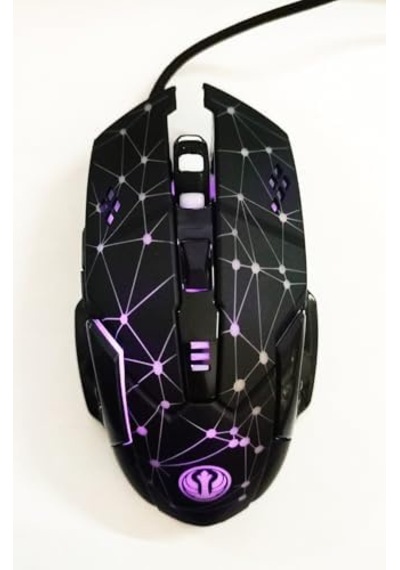Gmx7 Rgb Gaming Mouse, 7 Tuşlu, Kablolu Usb, Gökkuşağı Led Aydınlatmalı, Optik Oyuncu Mouse, Stalker Warrior Siyah