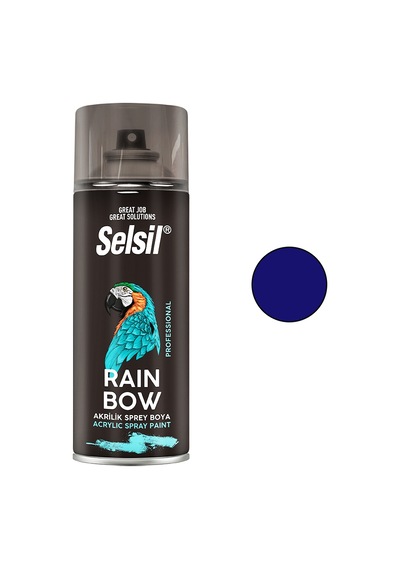 Selsil Ultramarin Mavi Renk Aerosol Boya Ral 5002 400 Ml 12'li Paket
