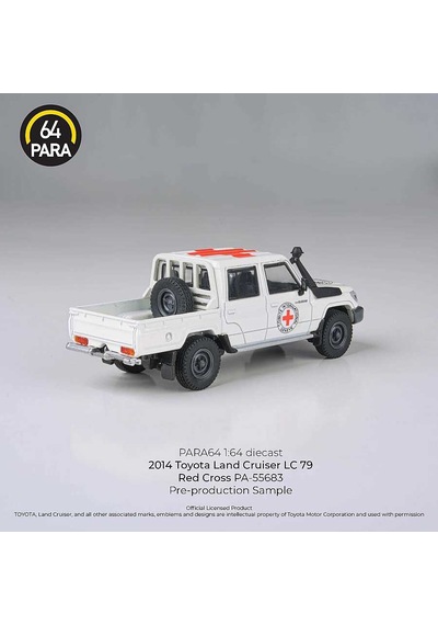 Para64 Toyota 2014 Land Cruiser Double Cab Pickup Lc79 Red Cross Lhd Pa-55683 Çok Renkli