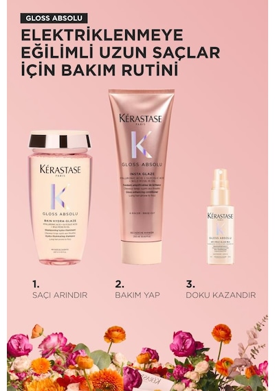 Kerastase Gloss Absolu Parlaklık Veren Üçlü Saç Bakım Seti 250 Ml