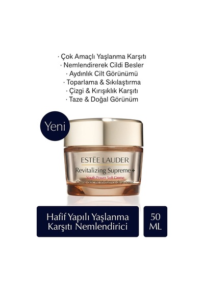 Yaşlanma Karşıtı Revitalizing Supreme+ Soft Sıkıaştırıcı Hafif Yapılı Nemlendirici Krem 50 Ml