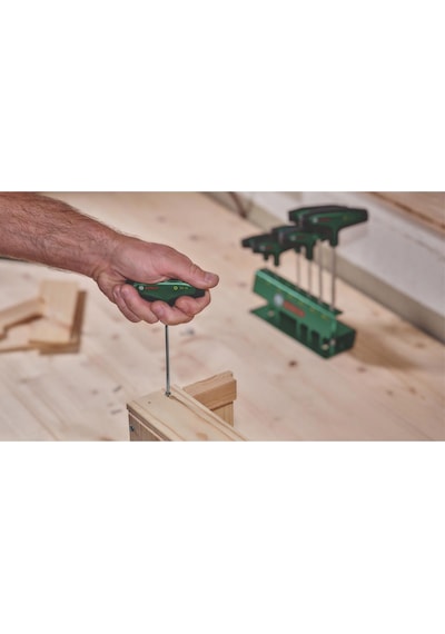 Bosch 7 Li T Saplı Allen Anahtar Takımı 2-10 Mm 1600a039j1