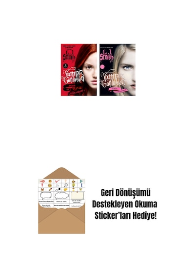 Vampir Günlükleri - Vol. 3 Kaderin Yükselişi + Vampir Günlükleri - Dönüş: Çöken Karanlık + Okuma Sticker'ları