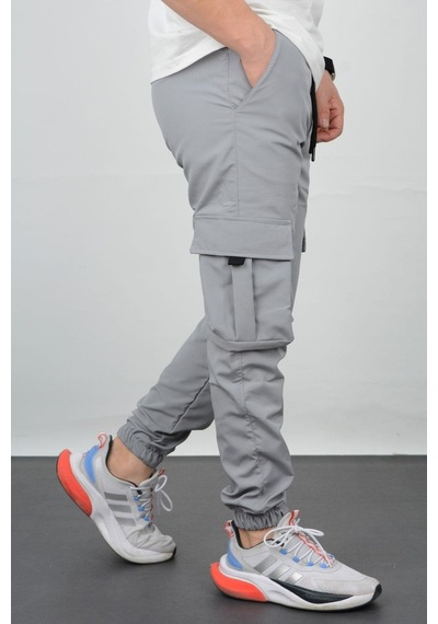 Edwoxmen Erkek Slim Fit Cepli Beli Ve Paçası Lastikli İnce Spor Pantolon Gri Edw071-gri Gri Edwoxmen Erkek Slim Fit Cepli Beli Ve Paçası Lastikli İnce Spor Pantolon Gri Edw071-gri Gri