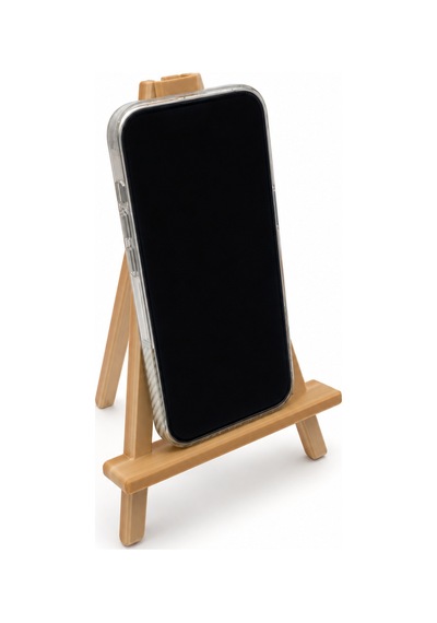 Mini Şövale Telefon Standı 3d Baskı Masaüstü Telefon Tutucu