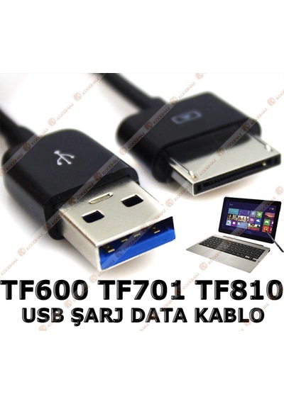 Asus Uyumlu Vivo Tab Rt Tf600 Tf810 Usb Şarj Data Kablo