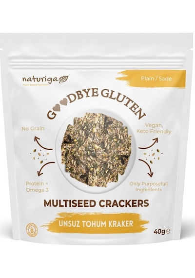 Naturiga Goodbye Glutensiz Sade Kraker 40 G