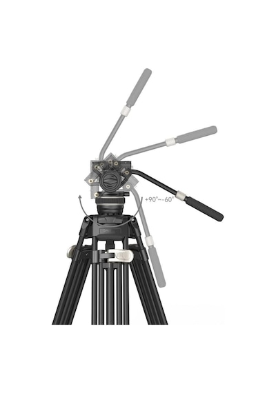 Smallrig 3989 Ad-100 Video Kamera Karbon Fiber Tripod Kiti