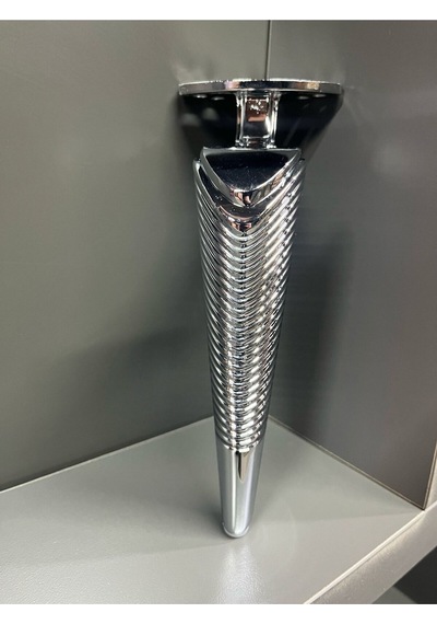 Side Metal Ayak 25 Cm Krom Koltuk Dolap Komidin Şifonyer Modern Tv Ünite Modern Mobilya Puf Gümüş
